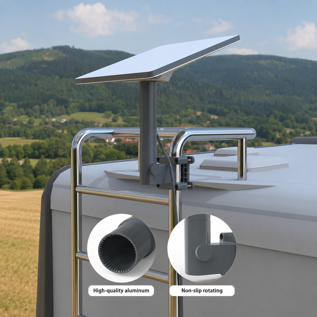 StaroamGear Roof Rack Mount for Starlink Mini view 5