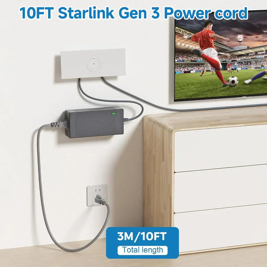 StaroamGear AC Power Adapter 195W for Starlink Gen 3