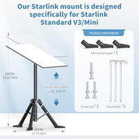 Adjustable Tripod Mount for Starlink Gen 3 Outdoor v2