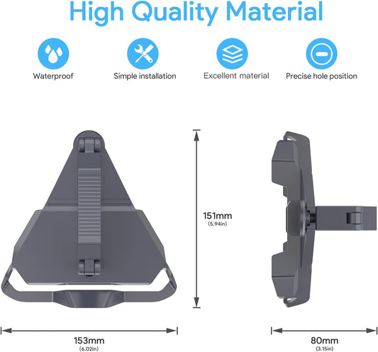 StaroamGear Roof Rack Mount for Starlink Mini - Adjustable Clamps