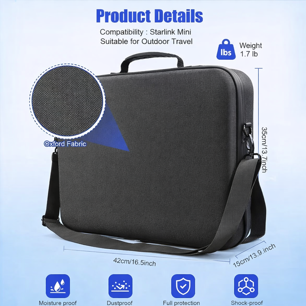 StaroamGear EVA Travel Case for Starlink Mini view 6