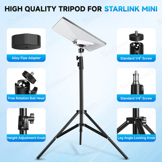 StaroamGear Tripod Mount for Starlink Mini - Compact Folding