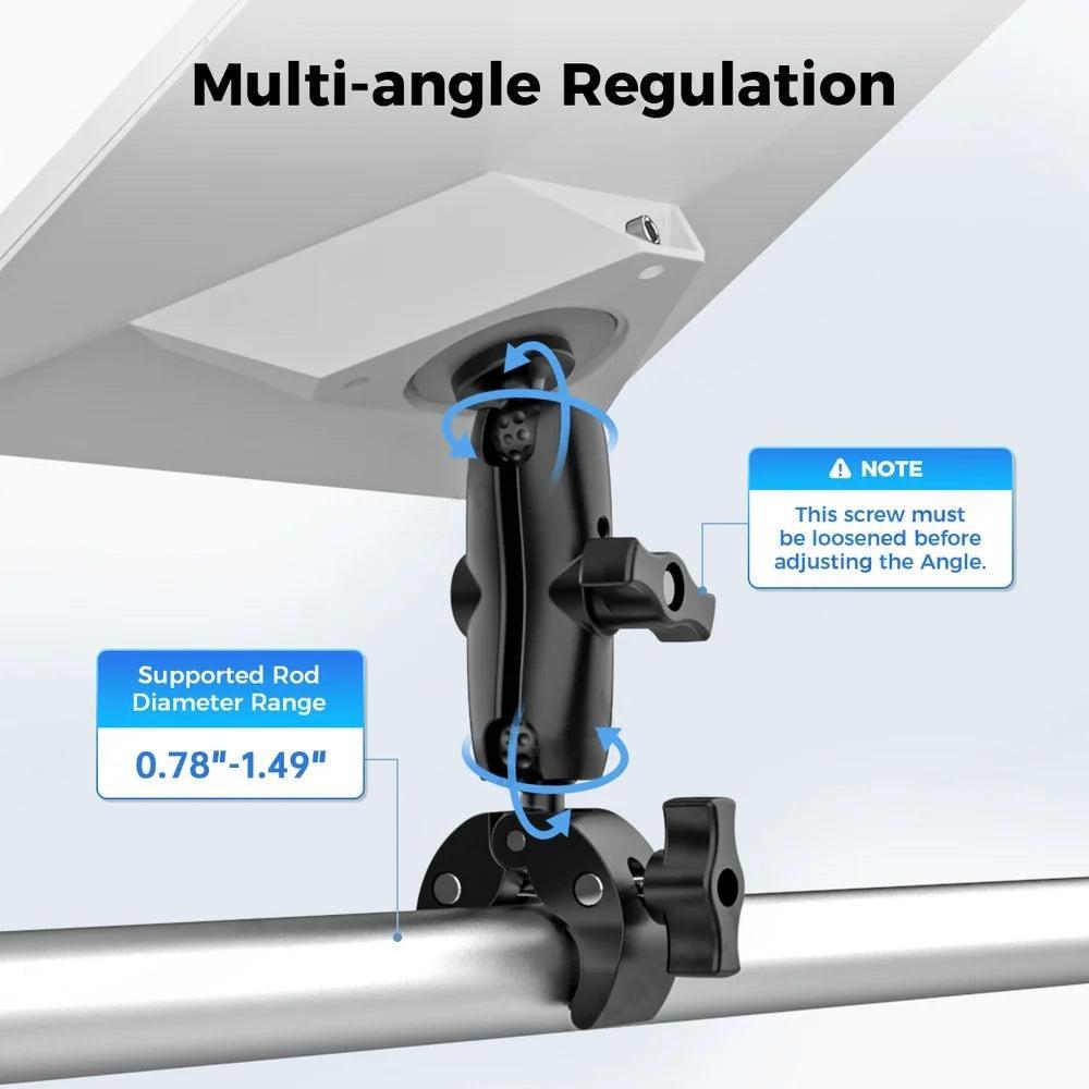StaroamGear Adjustable Clamp Mount for Starlink Mini - 2026 New Version Secure Grip