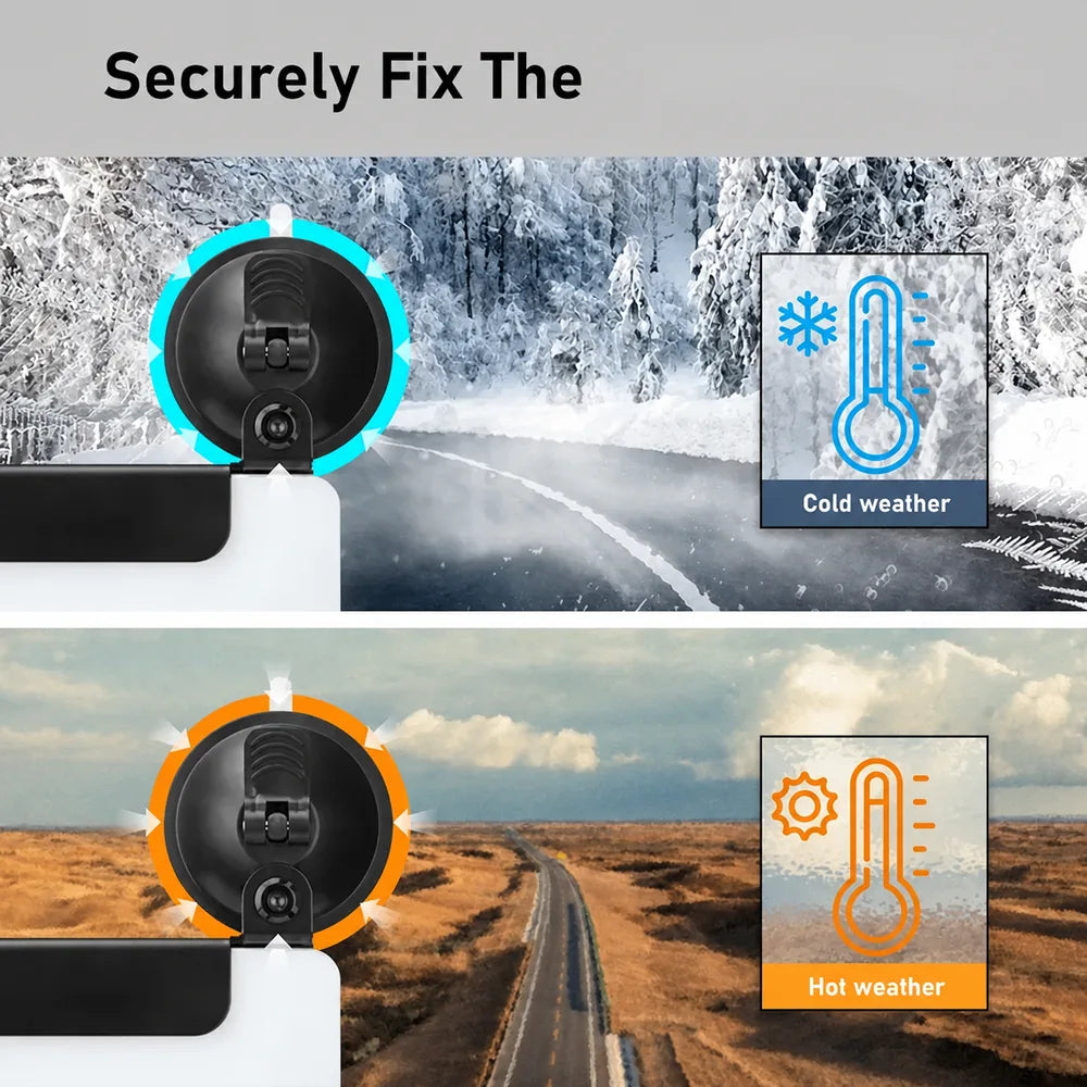 StaroamGear Four-Suction Cup Car Window Mount for Starlink Mini