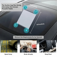 StaroamGear Four-Suction Cup Car Window Mount for Starlink Mini
