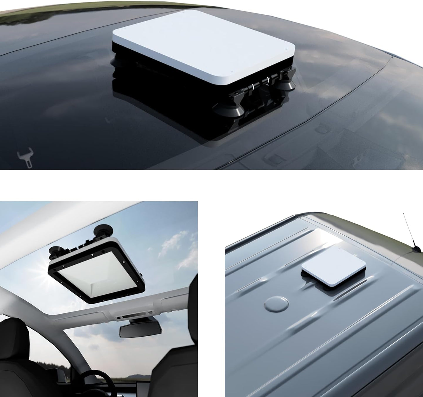 StaroamGear Asign Starlink Vehicle Roof & Interior Mount - Ultra-Durable Suction System for RVs, Campers, Trucks & Cars