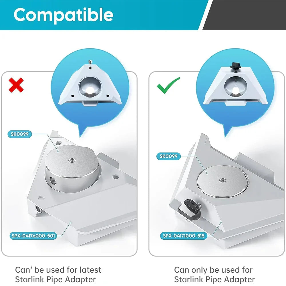 Adjustable Magnetic Car Mount for Starlink Mini view 3