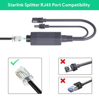 PoE Injector & Ethernet Adapter for Starlink Mini view 6