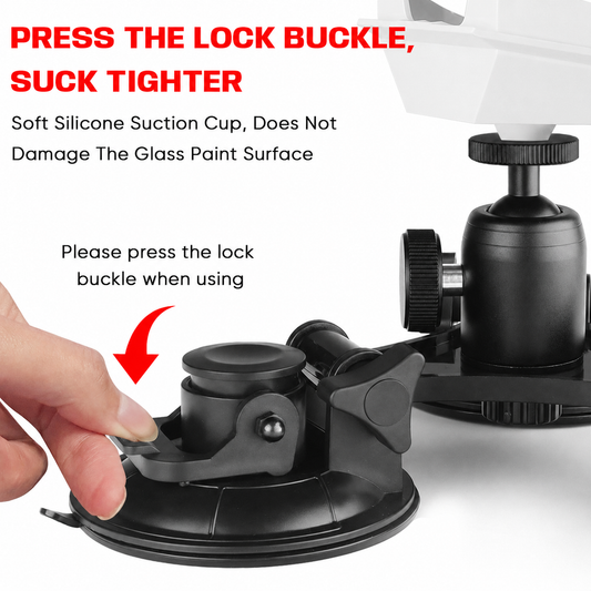 StaroamGear Suction Mount for Starlink Mini - Wide Base