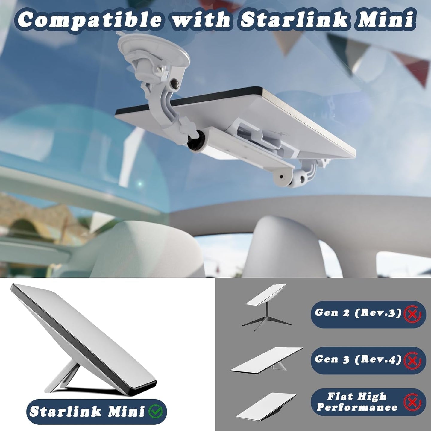 StaroamGear Suction Mount for Starlink Mini view 6