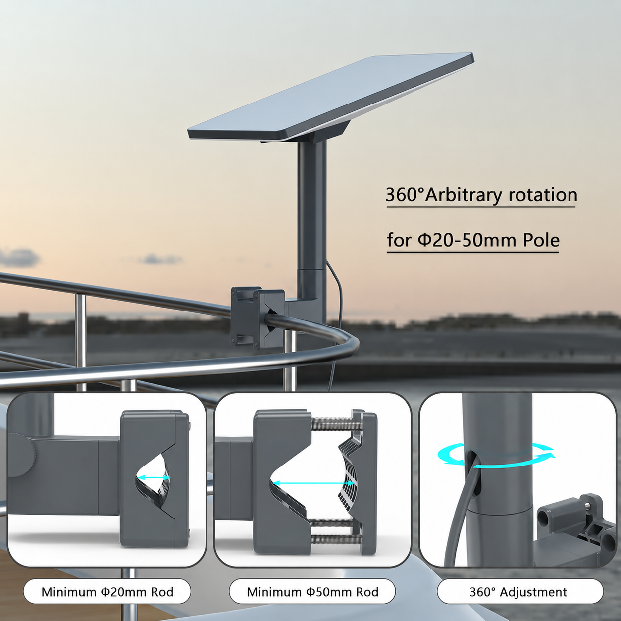 StaroamGear Roof Rack Mount for Starlink Mini view 3